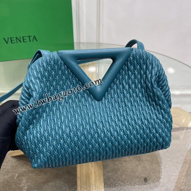 Bottega veneta高端女包 8546B BV寶緹嘉2021包包最新triangle倒三角手提單肩斜挎包三角包  gxz1249